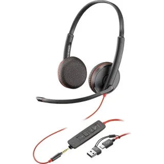Poly Blackwire 3225, Headset (schwarz, Stereo, USB-C)