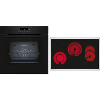 Neff BTX48PB0, Backofen-Set (schwarz/edelstahl)
