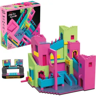 Mattel MEGA Showcase Squid Game Set, Konstruktionsspielzeug