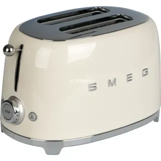 SMEG TSF01CREU, Toaster (creme/edelstahl)