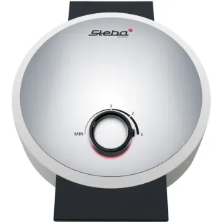 Steba Waffeleisen WE 16 (silber/weiß, 1.000 Watt)