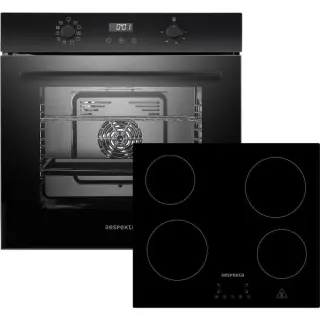 Respekta ASET7004400, Backofen-Set (schwarz)