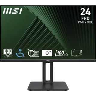MSI PRO MP245PG, LED-Monitor (60 cm (23.8 Zoll), schwarz, FullHD, IPS, Adaptive-Sync, 100Hz Panel)