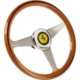 Thrustmaster Ferrari 250 GTO Vintage Wheel Add-On, Austausch-Lenkrad (braun/silber)