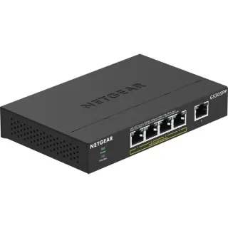 Netgear GS305PP, Switch (schwarz)