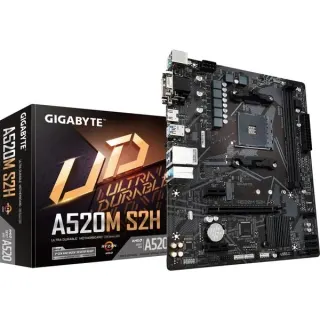 GIGABYTE A520M S2H, Mainboard (schwarz/grau)