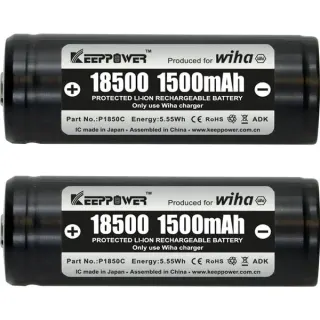Wiha Akku-Set 18500 Li-Ion (2 Stück)