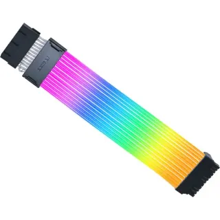 Lian Li Verlängerungskabel Strimer Wireless PW24-1W-T, 24-Pin RGB + Controller (26cm)