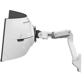 Ergotron HX Monitor Arm mit VHD-Gelenk, Wandhalterung (weiß, für 1000 R Curved Monitore)