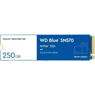 WD Blue SN570 250 GB, SSD (blau/weiß, PCIe 3.0 x4, NVMe, M.2 2280)