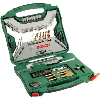 Bosch Heimwerken & Garten X-Line Titanium Bohrer- und Schrauber-Set, 100-teilig, Bohrer- & Bit-Satz (grün)