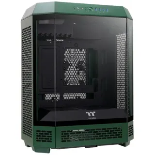 Thermaltake The Tower 600 Racing Green, Tower-Gehäuse (dunkelgrün, Tempered Glass x 3)
