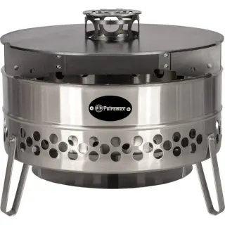 Petromax Grillplatte für Feuertonne Tyropit und Pyron (6mm Stahl, Ø 57cm)