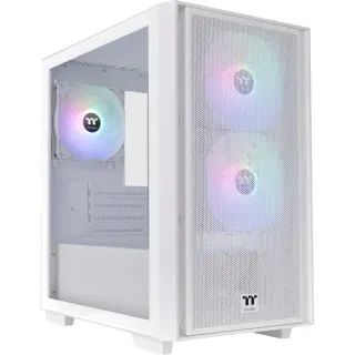 Thermaltake Versa H16 TG ARGB Snow White, Tower-Gehäuse (weiß, Tempered Glass)