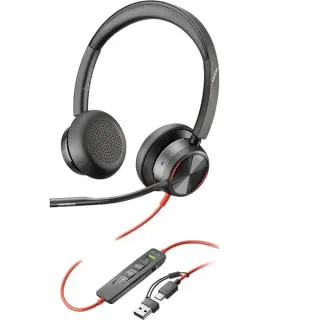 Poly Blackwire 8225, Headset (schwarz, Stereo, USB-C)
