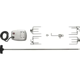 Napoleon Drehspieß-Set Commercial Quality für Prestige PRO™ 665, Grillspieß (silber)