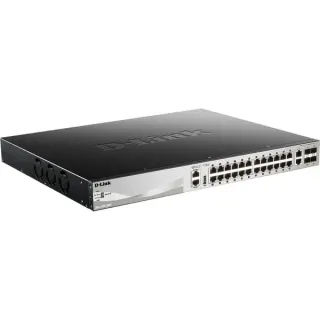 D-Link DGS-3130-30PS/E, Switch (370W PoE Budget)