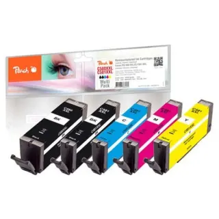 Peach Tinte Spar Pack PI100-396 (kompatibel zu Canon PGI-580XXL, CLI-581XXL)