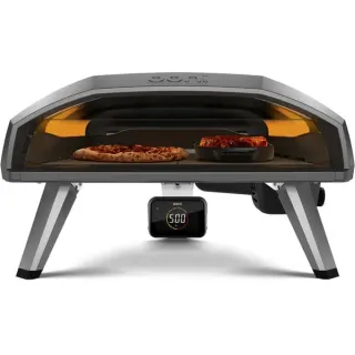 Ooni Koda 2 Pro Pizzaofen (schwarz/grau, für Pizzen bis ca. Ø 46cm)
