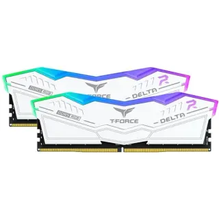 Team Group DIMM 32 GB DDR5-6000 (2x 16 GB) Dual-Kit, Arbeitsspeicher (weiß, FF4D532G6000HC38ADC01, Delta RGB, INTEL XMP)