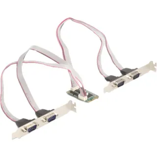 DeLOCK Mini PCIe I/O full size 4 x Seriell RS-232, Schnittstellenerweiterung