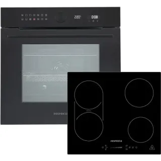 Respekta ASET9006600i, Backofen-Set (schwarz)