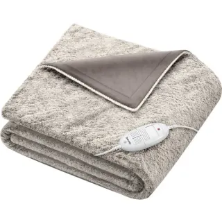 Beurer Wärme-Kuscheldecke Cosy Nordic HD 75, Heizdecke (grau, 130 x 180 cm)