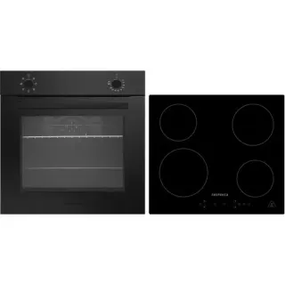 Respekta ASET9004295I, Backofen-Set (schwarz)