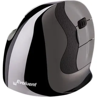 Evoluent VerticalMouse D Wireless, Maus (schwarz/silber, Medium, RH)