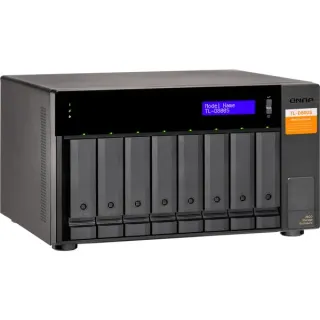 QNAP TL-D800S, Laufwerksgehäuse (schwarz)