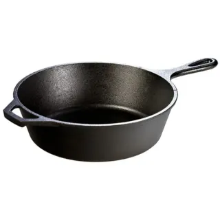 Lodge Bratpfanne L8DSK3 tief, mit Stiel (schwarz, Ø 26cm)