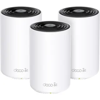 TP-Link Deco XE75 3er-Pack , Mesh Router (weiß, 3 Geräte, Tri-Band)