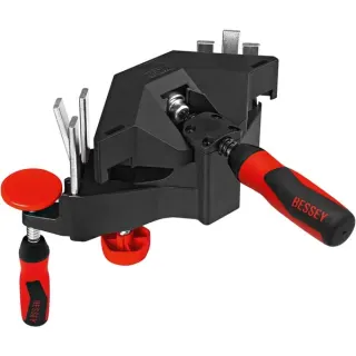 BESSEY Winkel-Türfutter-Richtzwinge WTR (schwarz/rot, 35 / 70)