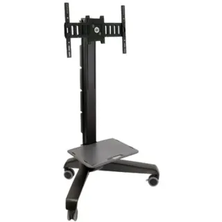 Ergotron Neo-Flex Mobile MediaCenter LD, Standfuß (schwarz, Fahrwagen, Neigungswinkel 20°)