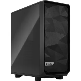 Fractal Design Meshify 2 Compact Black TG Dark Tint, Tower-Gehäuse (schwarz, Tempered Glass)