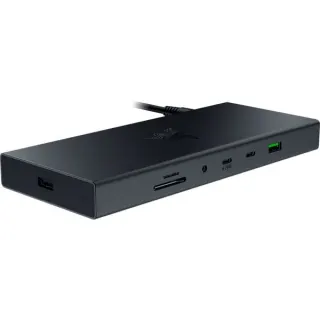 Razer USB 4 Dock - Schwarz, Dockingstation (schwarz, USB4, USB-A, USB-C, Gigabit LAN, HDMI, DP, PD)