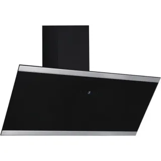 Respekta CH 89090 S, Dunstabzugshaube (schwarz/edelstahl, 90 cm)
