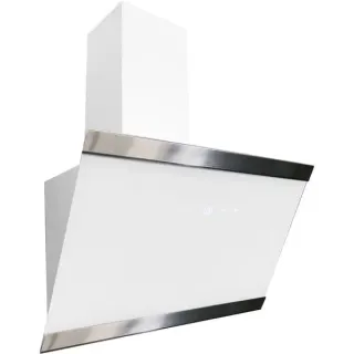 Respekta CH 89060 W, Dunstabzugshaube (weiß/edelstahl, 60 cm)