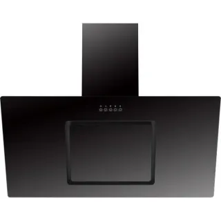 Respekta CH 22010/90 SBZ, Dunstabzugshaube (schwarz, 90 cm)