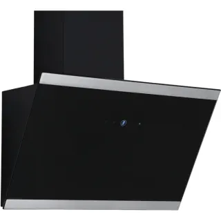 Respekta CH 89060 S, Dunstabzugshaube (schwarz/edelstahl, 60 cm)