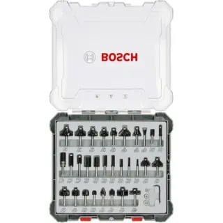 Bosch Professional Fräser-Set, 30-teilig (8mm-Schaft)