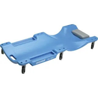 GEDORE Rollbrett Kunststoff, Roll-Liege (blau, belastbar bis 130Kg)