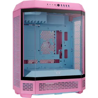 Thermaltake The Tower 600 Bubble Pink, Tower-Gehäuse (pink, Tempered Glass x 3)