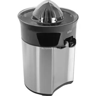 Braun CitrusQuick 5 Zitruspresse CJ5050 (schwarz/edelstahl, 60 Watt, direkter Saftauslauf)