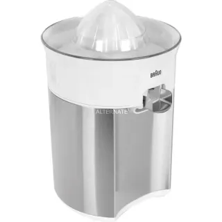 Braun CitrusQuick 5 Zitruspresse CJ5050 (weiß/edelstahl, 60 Watt, direkter Saftauslauf)