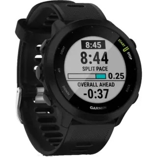Garmin Forerunner 55, Smartwatch (schwarz, 42 mm, Silikon-Armband)