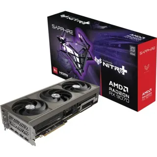 SAPPHIRE Radeon RX 9070 Nitro+ Gaming OC, Grafikkarte (grau, RDNA4, GDDR6, 2x DisplayPort, 2x HDMI 2.1)