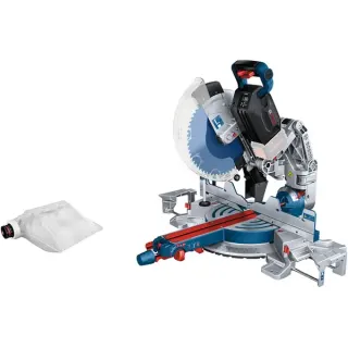 Bosch Professional PRO Akku-Kapp-und Gehrungssäge BITURBO GCM 18V-305 GDC Professional solo, Kapp- und Gehrungssäge (blau, Bluetooth Modul, ohne Akku und Ladegerät)