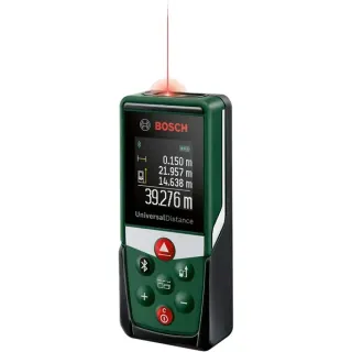 Bosch Heimwerken & Garten Laser-Entfernungsmesser UniversalDistance 40C (grün/schwarz, Reichweite 40m, Bluetooth)