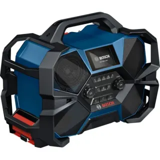 Bosch Professional GPB 18VH-6 SRC, Baustellenradio (blau/schwarz, UKW, DAB+, AUX, Bluetooth)